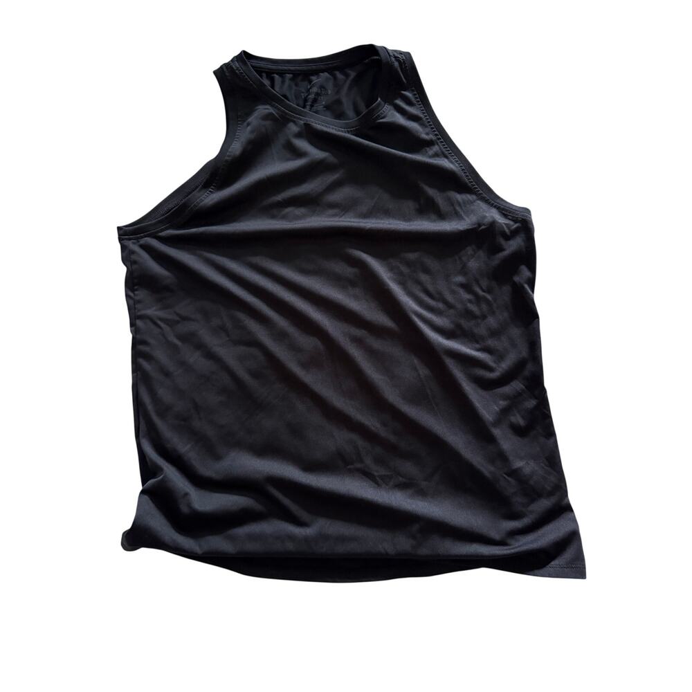 The Nike Tee Black DRI-FIT Women's Size Large Tank Top Work-Out Wear Shirt
